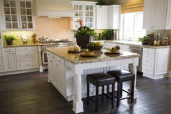 island Granite kitchen Granite Makeover